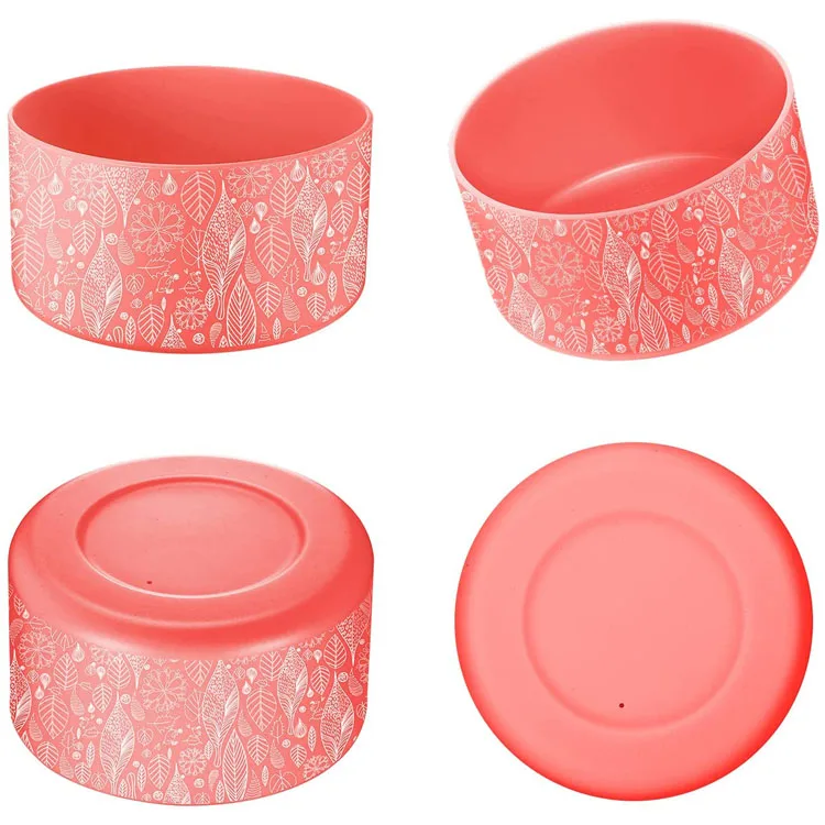 Protective Silicone Boot Sleeve Base for 12-40 oz  Insulated Water Bottles, Anti-Slip Water Bottle Sleeve Cover