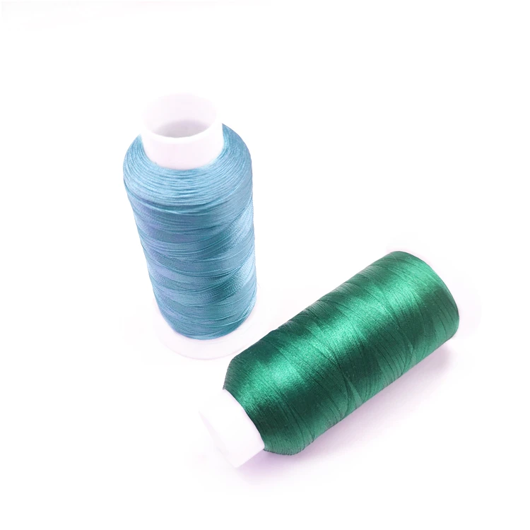 Factory OEM Thread Manufacturer High Speed 175D/2 100% polyester Embroidery 3000yards