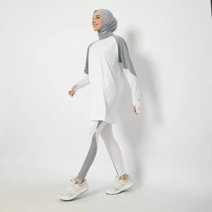 MOTIVE FORCE 2023 New Middle East Arab 3 piece set Muslim Sports Women Casual Hooded Sweater Set Sportswear