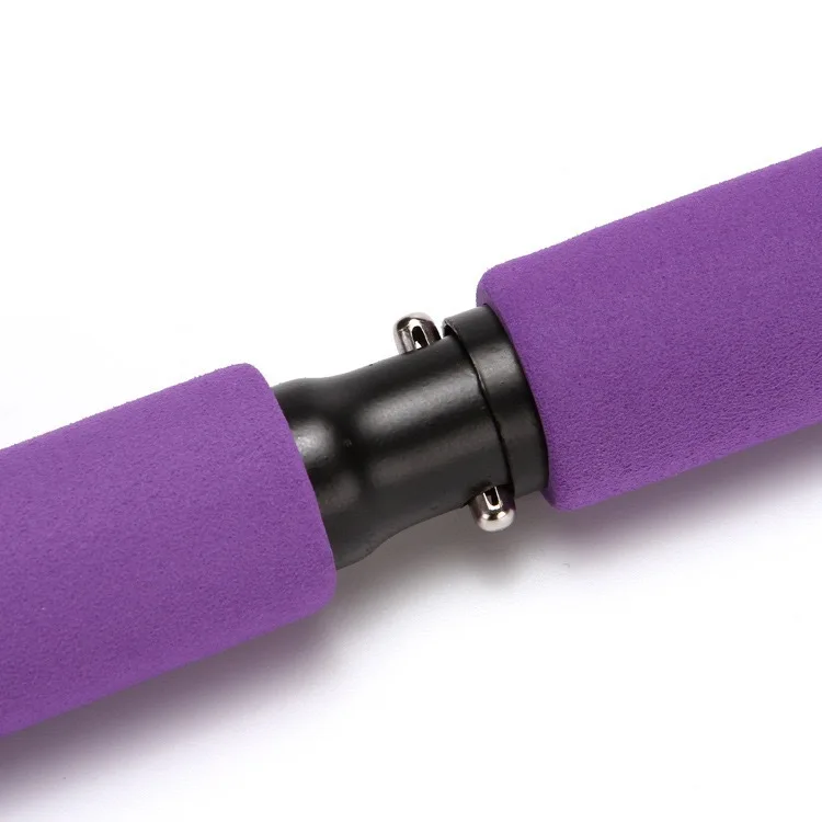 
wholesale Adjustable Portable Yoga Indoor Exercise Stick Rope Pilates Resistance Bar 
