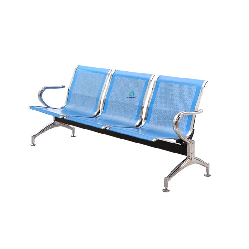 CC102 Indoor Polyurethane Foam 1 Armchair Hospital Infusion Chair Price Airport Seat Inside Seat Manufacturer