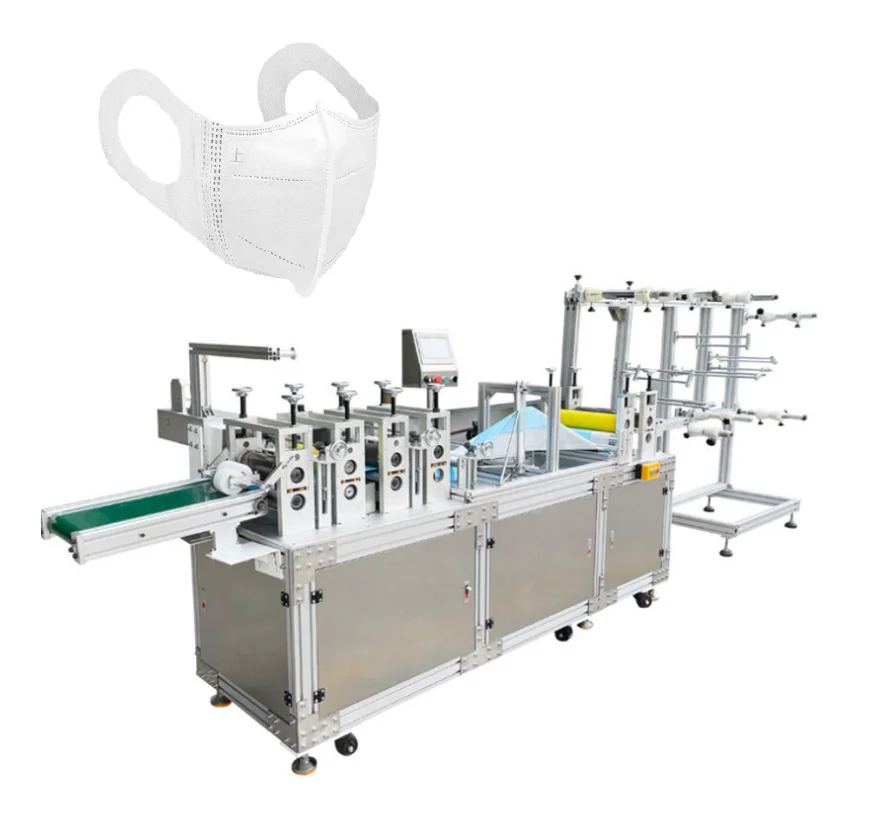 2022 полностью автоматическая высокоскоростная машина для изготовления 3D маски лица 3d эластичных