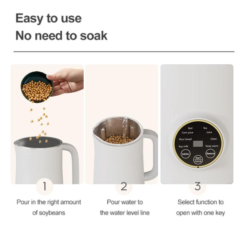 Most Popular Soybean Milk Maker Soybean Milk Machines Automatic Nut Milk Maker