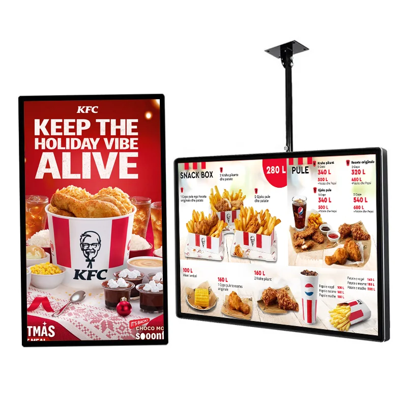 43 55 Inch Horizontal/Wall Mount/Floor Standing Advertising Highlight Indoor Small Lcd Display