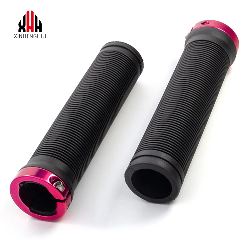 XH-G148L bicycle Aluminum rubber motocross hand grips bicycle grips for handlebar
