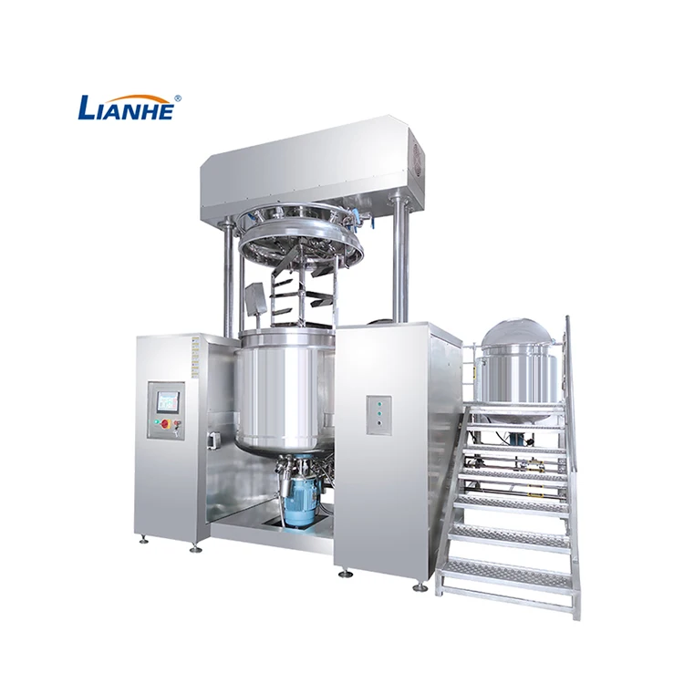 High Shear Turbo Mixer 800-2000l Cosmetics Production Equipment Baby Whitening Cream Emulsifier Mixer Machine