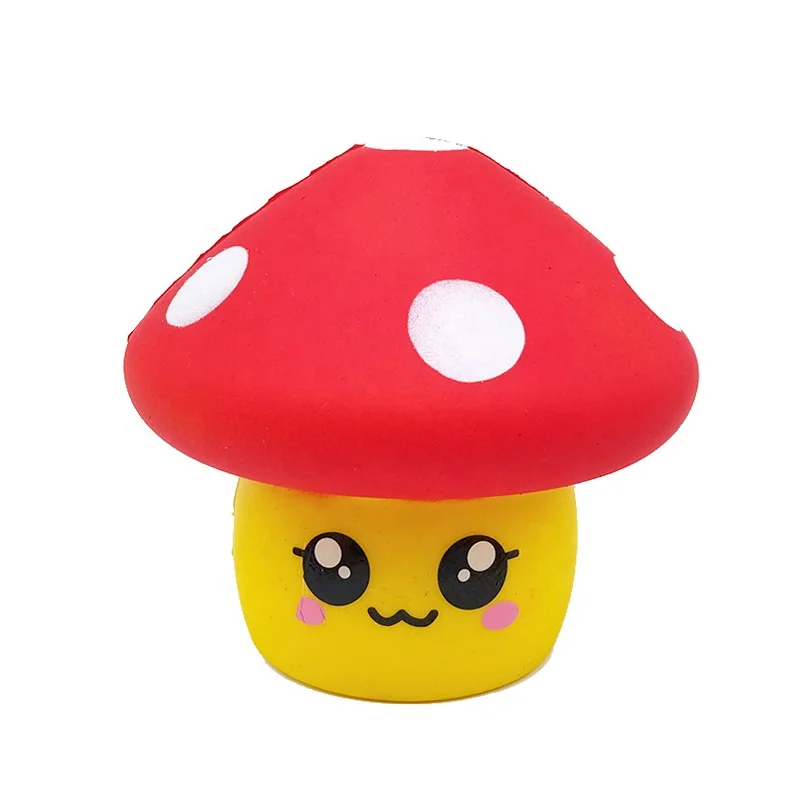
Jumbo Squishy Kawaii PU Foam Cartoon Mushroom Toy Slow Rising Decompression Squeeze Kids Toys 