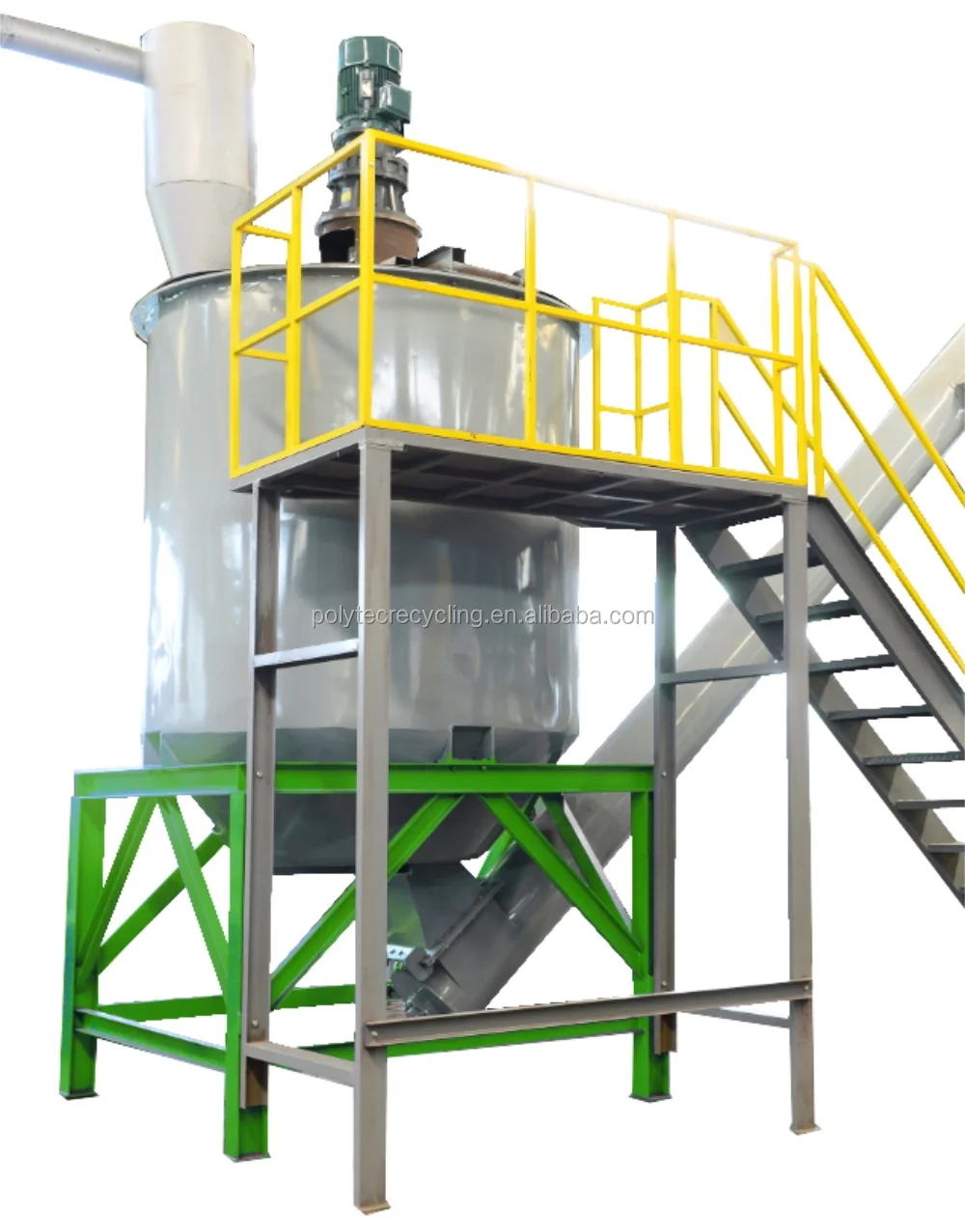 
Plastic shredder machine for PET bottle recycling machine PET flakes crushing washing line with steam boiler 