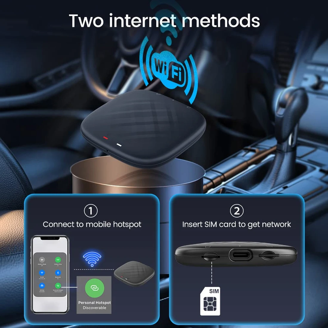 Newset Carlinkit tbox mini Car Smart Box Wireless Carplay Wireless Android Auto Android 11 Carplay Ai Box