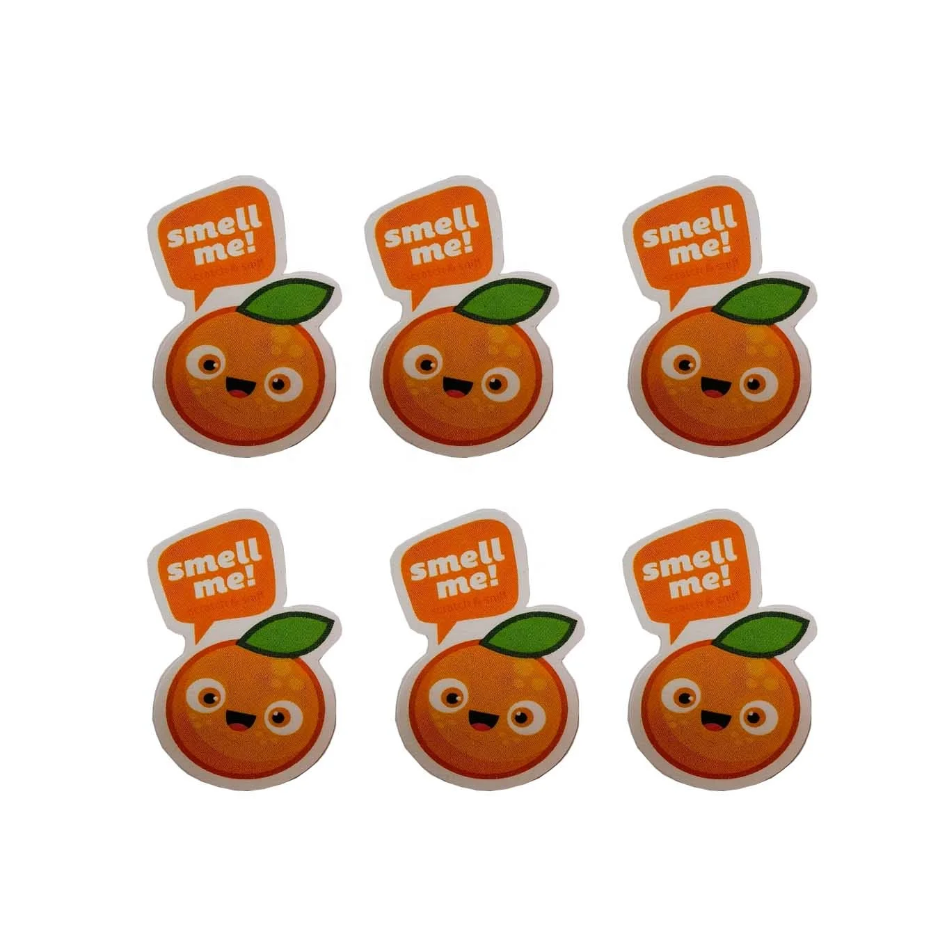 Wholesale Perfume Scent Smell Sticker Die Cut Custom Scratch And Sniff Sticker Waterproof Stickers