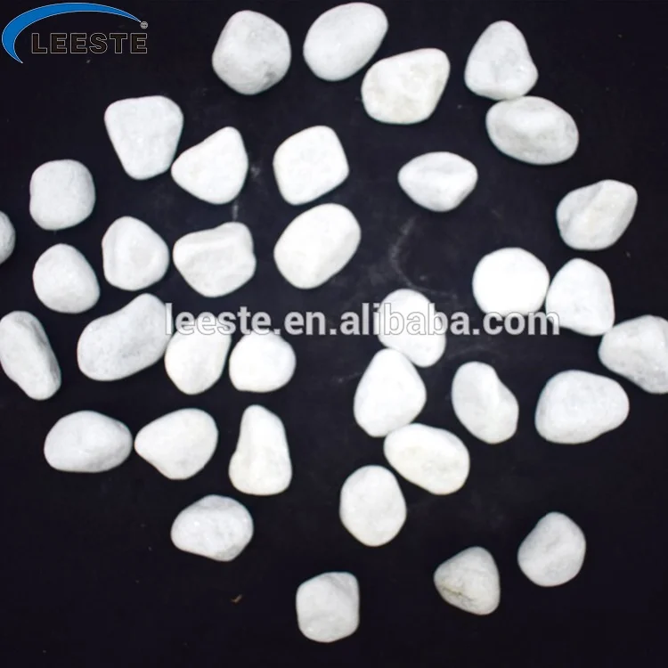 Factory Sale Natural White Round Stone Quartz Pebbles
