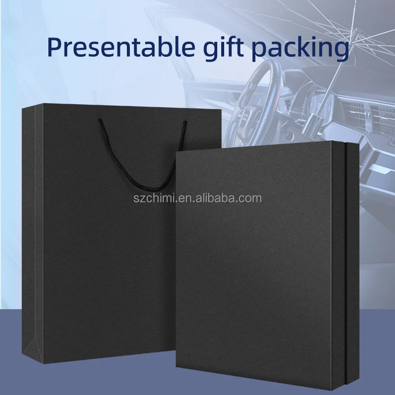 New Trending Product of 2024 Car Sunshade Umbrella + Car Phone Holder Advertising Gift Set Customize