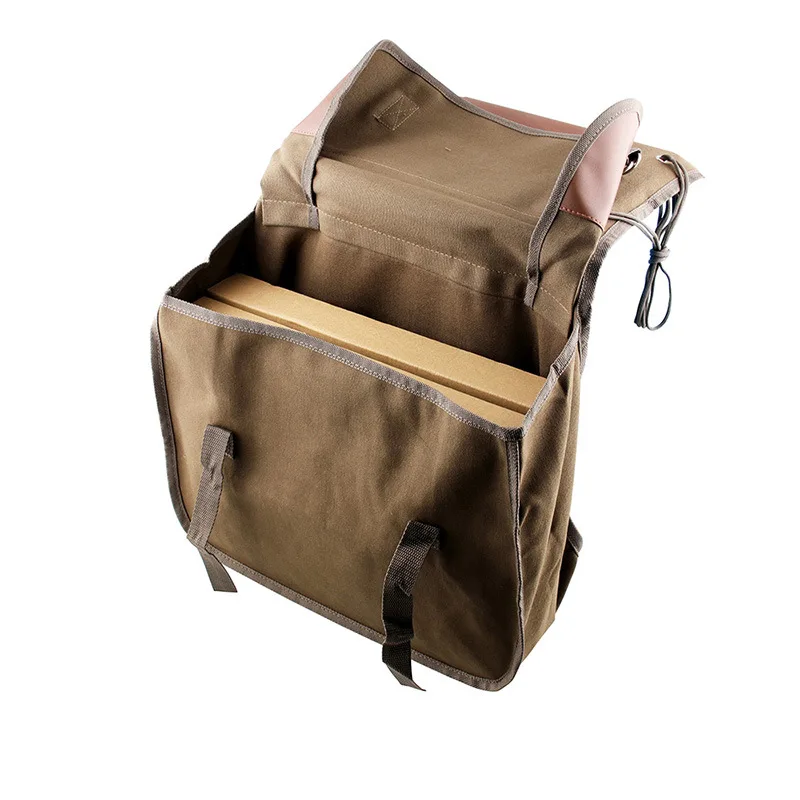 Вместительные холщовые сумки Panniers для велосипеда мотоцикла мотора боковые бокового цвета