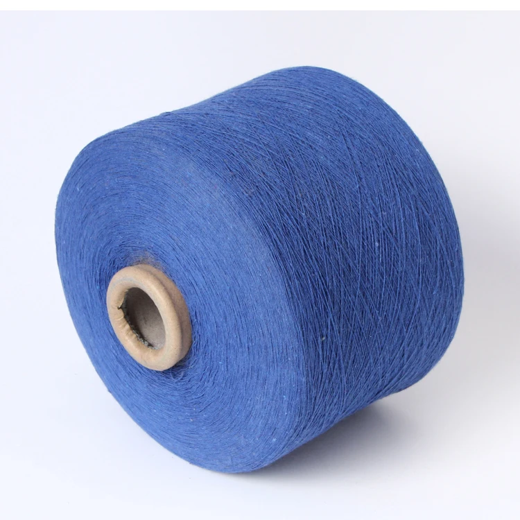 6s 8s Regenerated  weaving cotton polyester yarn blend open end carpet yarn