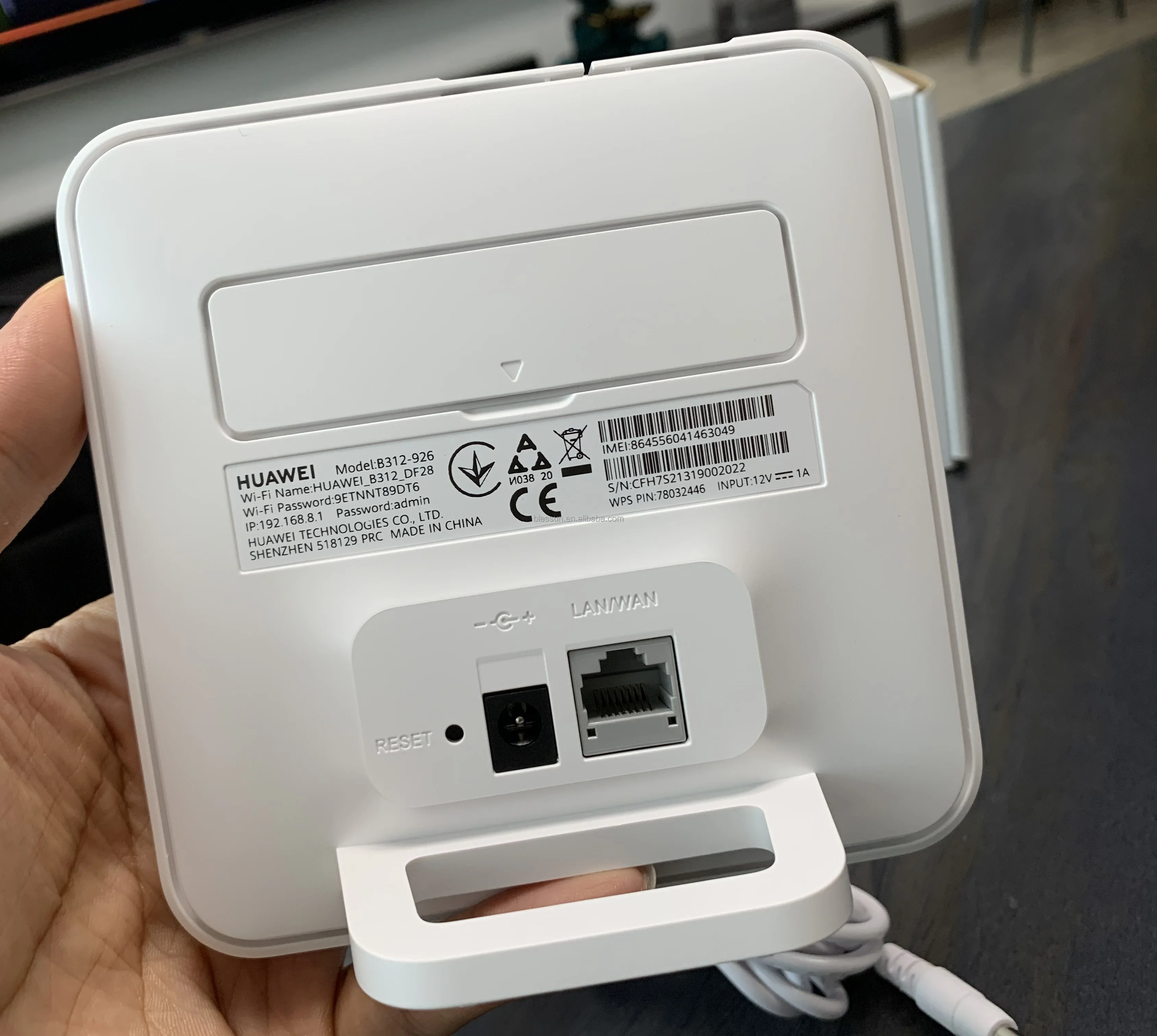 Brand new B312-926 4G LTE Router Speed Etherne Global Version Support VPN Multilanguage for hua wei  wholesales