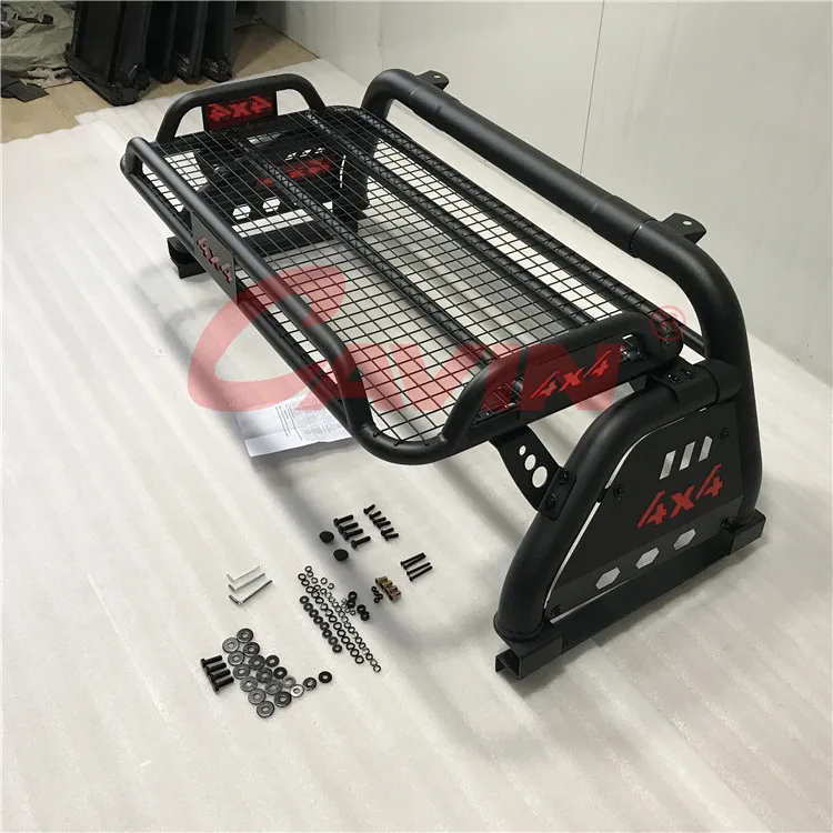 4x4 Pick Up Truck Car Accessories Steel Detachable Sport Bar Roll Bar With Basket For VW Amarok