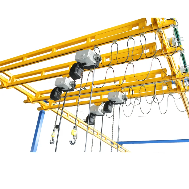 
Widely Applied Light Hoist Cranes Hanging Rail Crane System  (62493460923)