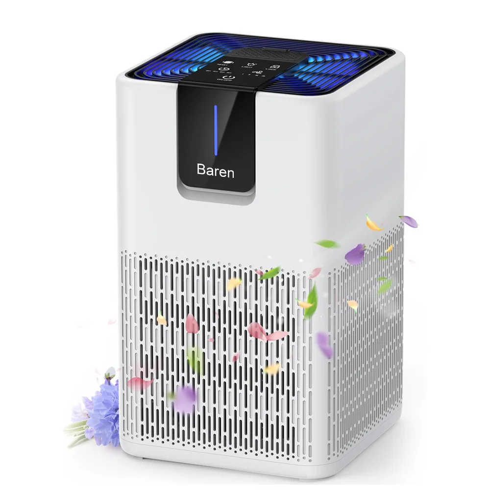 Baren Hepa 13 очиститель воздуха мини-очиститель для помещений портативный умный освежитель Tpa очиститель с диффузором