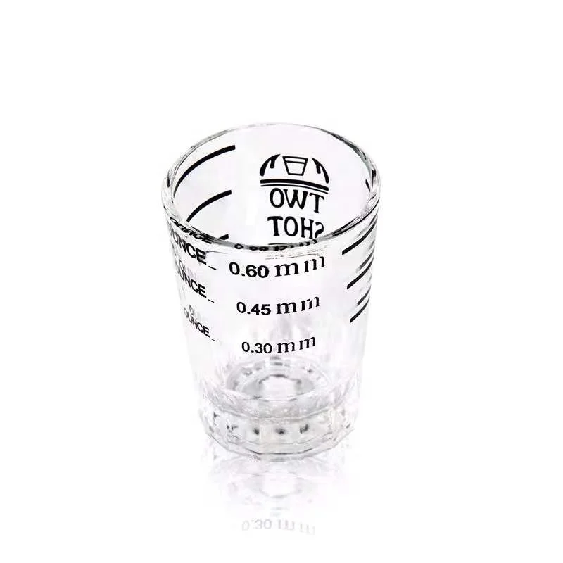 
 Изготовленное на заказ высококачественное измерительное стекло, китайское профессиональное производство стекла для стрельбы текилы  