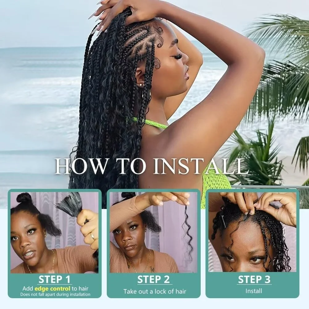 2 Bundles/Set 100g Bulk Human Hair for Braiding 18 20Inch Deep Wave Human hair For Boho Braids No Weft Virgin Hair Extension