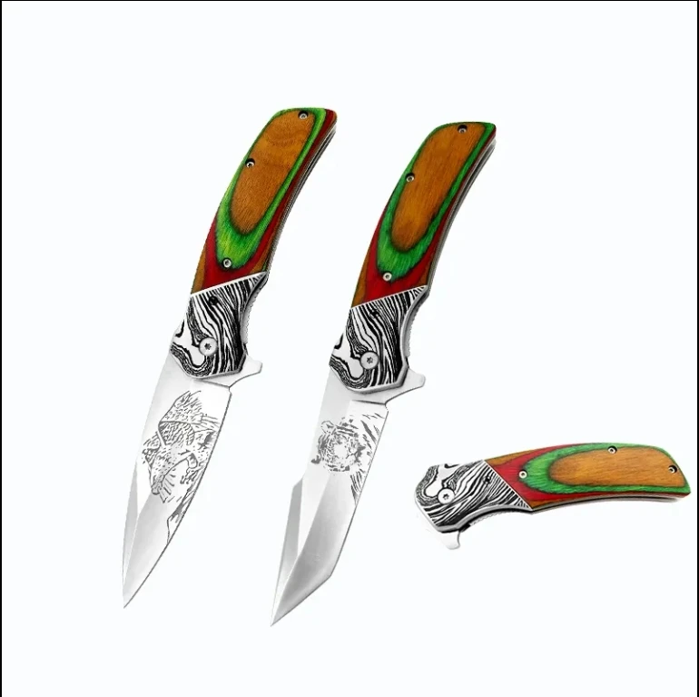 Ready To Ship Sports Entertainment Camping Survival Stainless Steel Outdoor Hunting Tactical Folding Pocket Knife