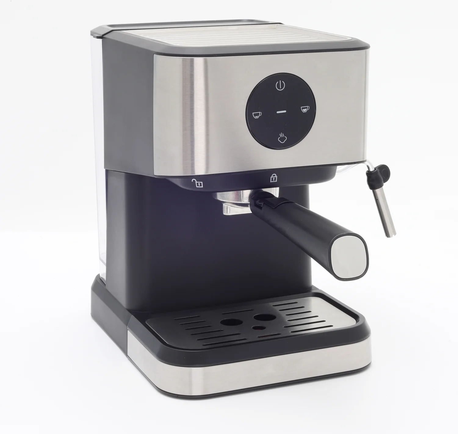 Espresso Coffee machine home coffee maker automatic 1.5L steel stainless coffee machine