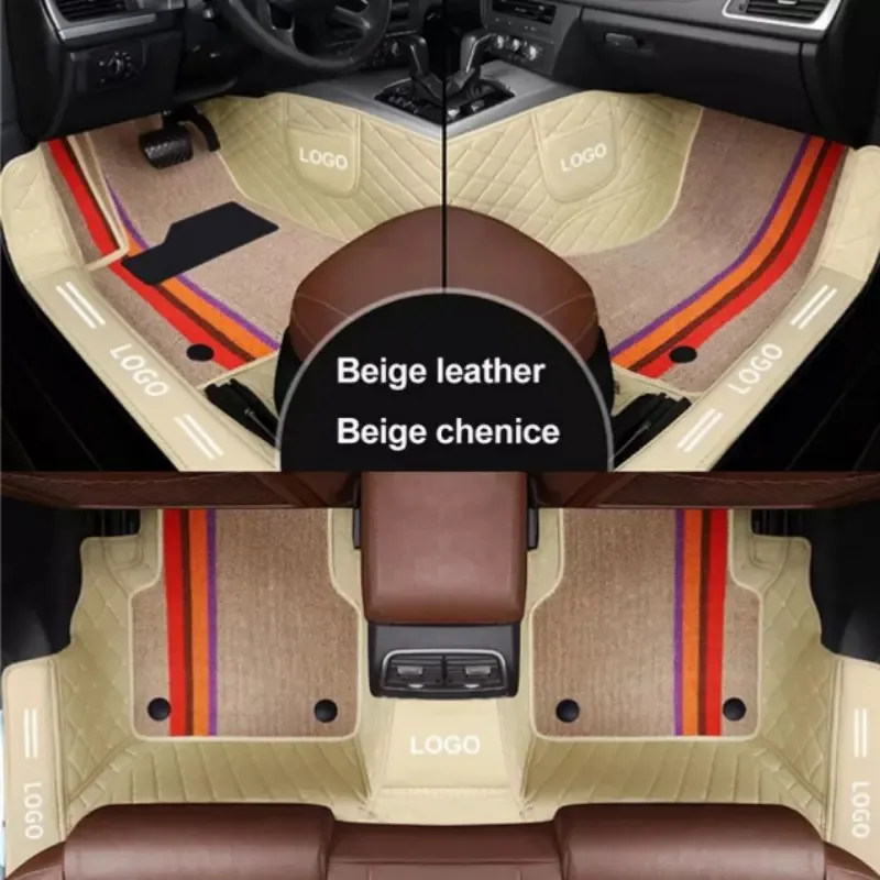 Car Carpet Foot Mat Waterproof Non Slip Universal Tapetes En 3d Para Auto Car Floor Mats Carpet