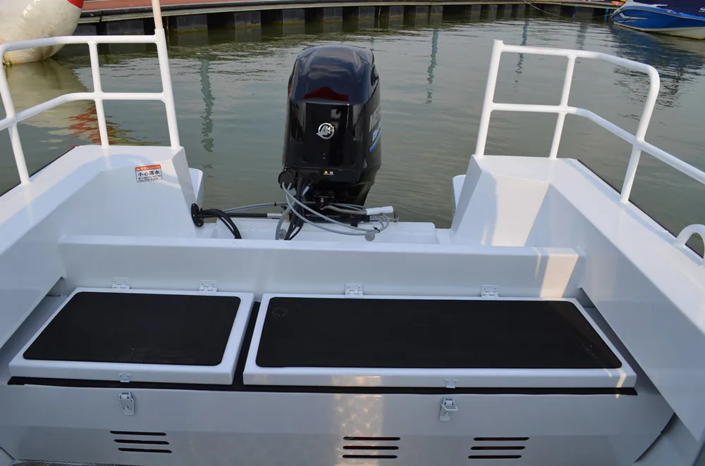 China Hot Sale 530 Half Cabin 7 Person Fishing Boat 5.3m Customized Aluminium Fishing Boat Full-welded Aluminium Boat