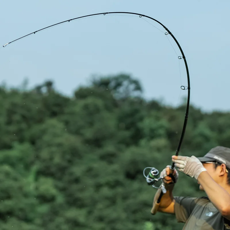 LINNHUE Fishing Rod FUJI GUIDE 2-3 Sections 1.68-2.7m M/L High Carbon Fiber Saltwater Casting Rod Spinning rod for Carp Bass