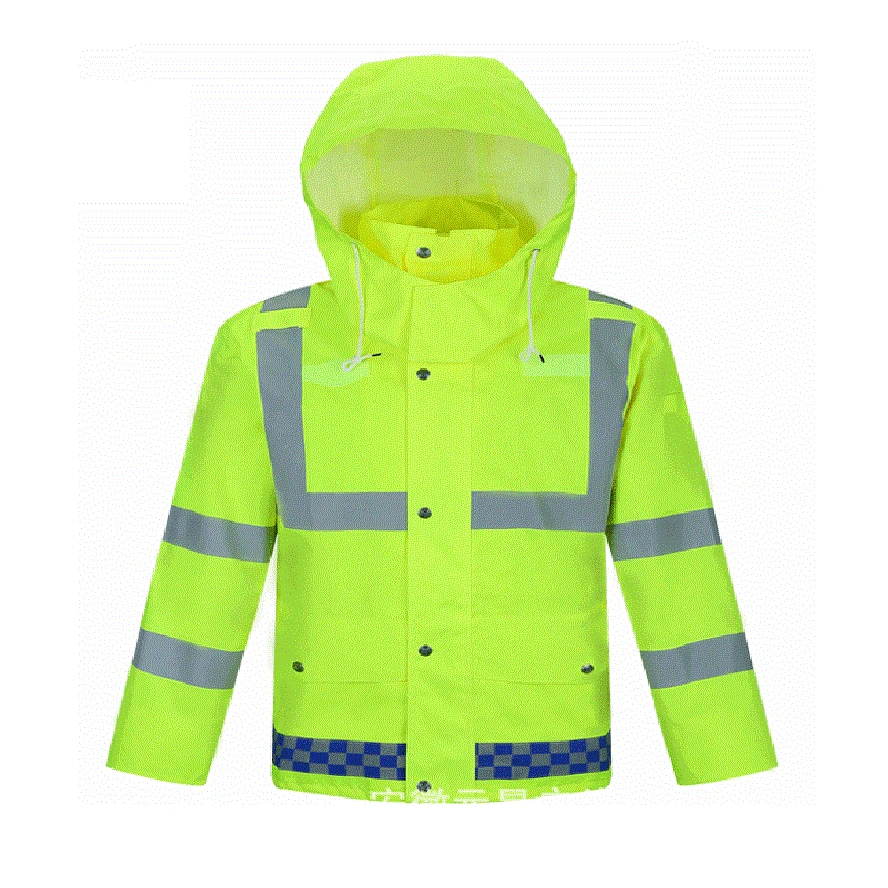 Hot Sale High Visibility Construction Security Hi Vis Safety Reflective Jacket New Design Safety Jacket hoodie pant raincoat