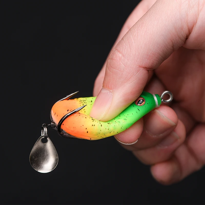 high quality soft frog fishing lure baits topwater frog lures for catching bass perch