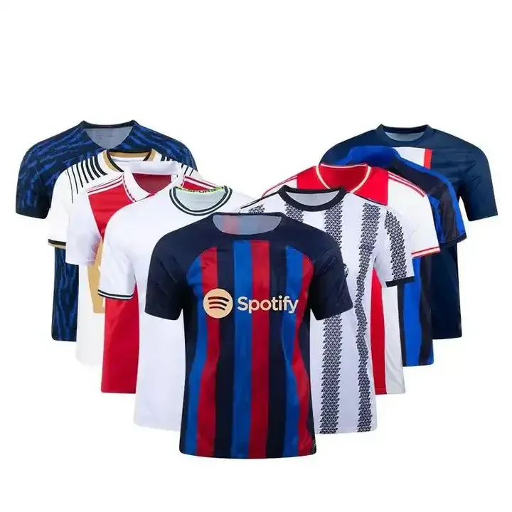 High Quality New Design Jersey Football Club Shirts Soccer Wear Patch Sublimated Soccer Jersey For Men