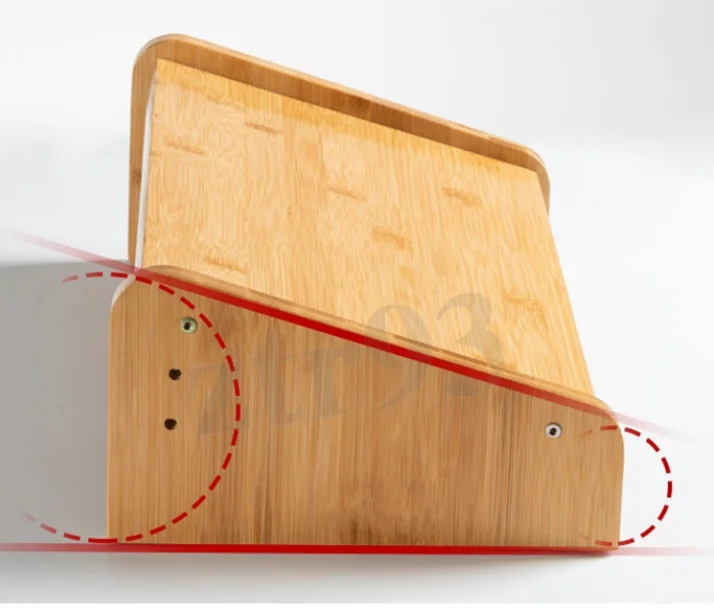 Foot Rest Stool Bamboo Office Footrest Stool Under The Desk Legs Footstool Handy Tool