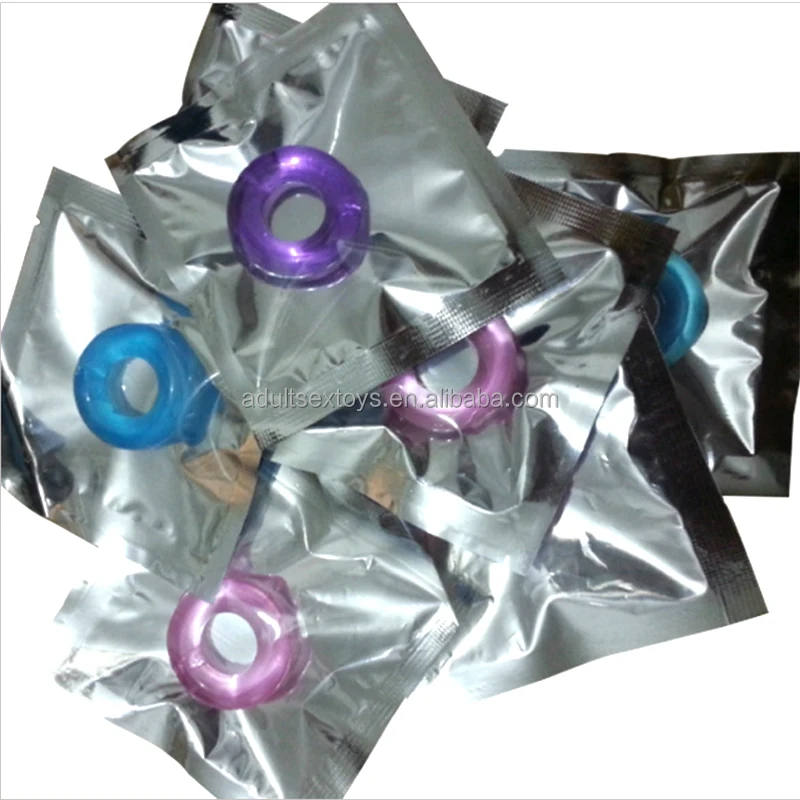 Colorful Soft Male Cock Ring Elastic Delay Stay Long Hard Sex Toys Penis Rings Cock Ring For Men Pleasure