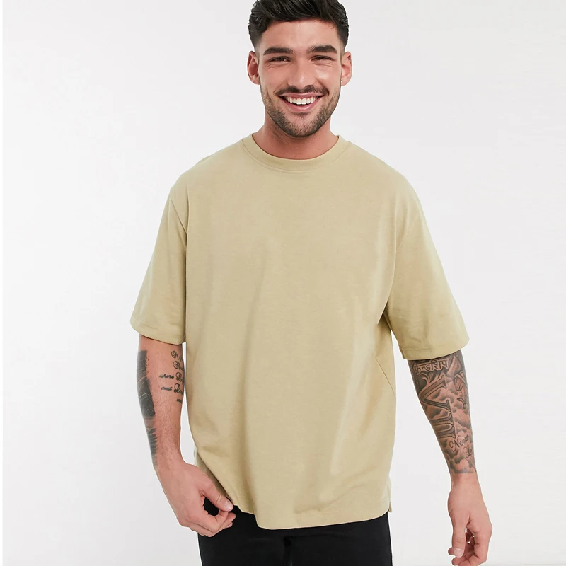 Latest casual design 100%cotton unisex custom tshirt men oversized tshirt 280 grams