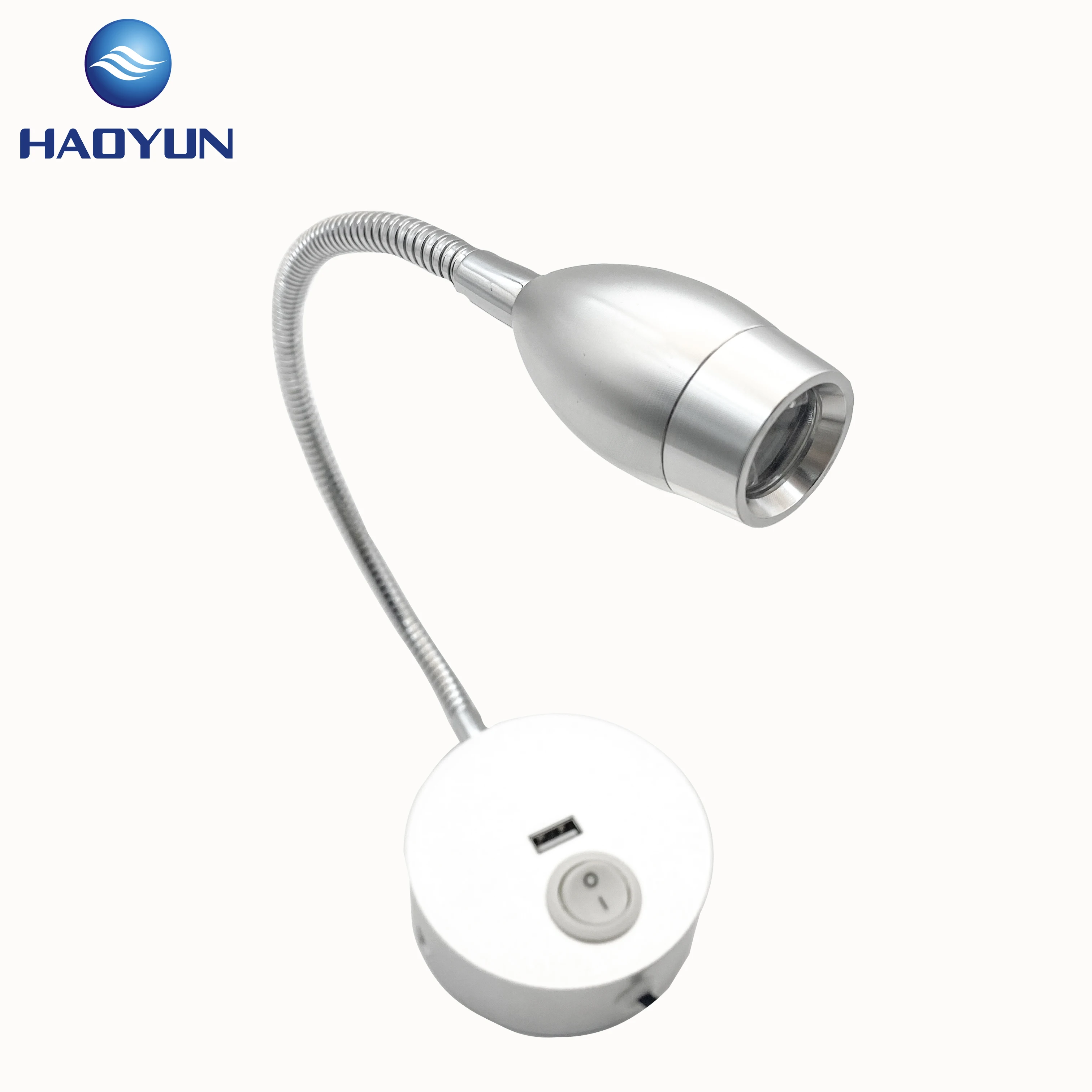 Хаоюань OEM DC12V-24V гибкий светодиодный прожектор с шея Светодиодная лампа для чтения от оригинального производителя светодиодная настенные