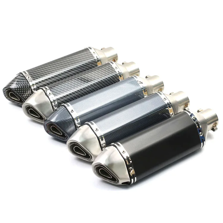 UniversalRACING Modified Motorcycle Exhaust Pipe escape Muffler fit all Motorcycle ATV Scooters Dirt bike