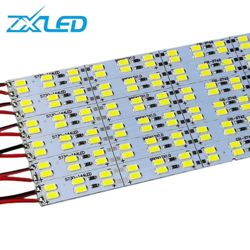 5054 led hard light strip High Density 114 LED 10mm 8mm 12v 24V High brightness Ultra thin cabinet light