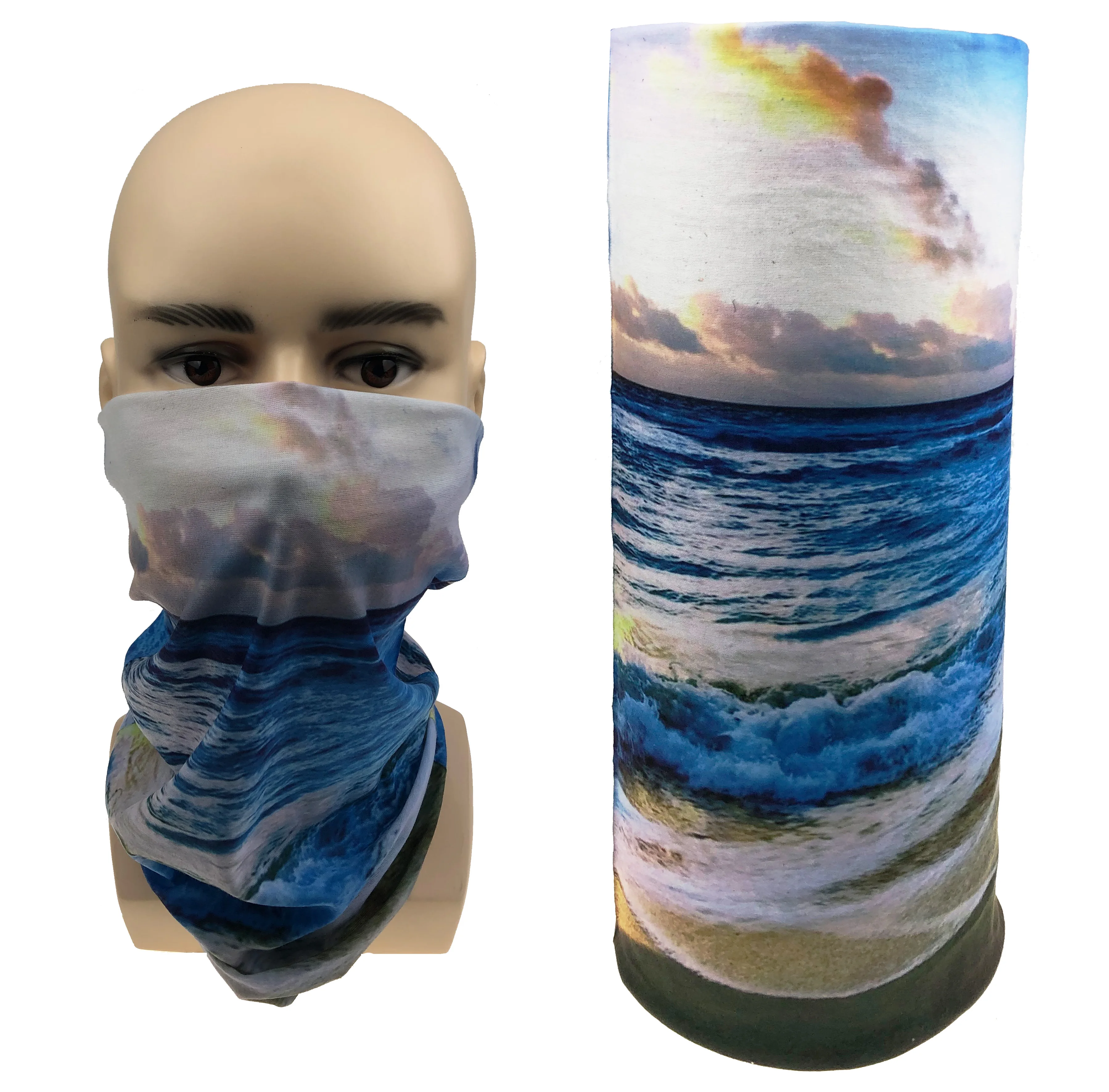 Custom logo thermal polar tube scarf Fleece Neck Warmer for outdoor work and sports