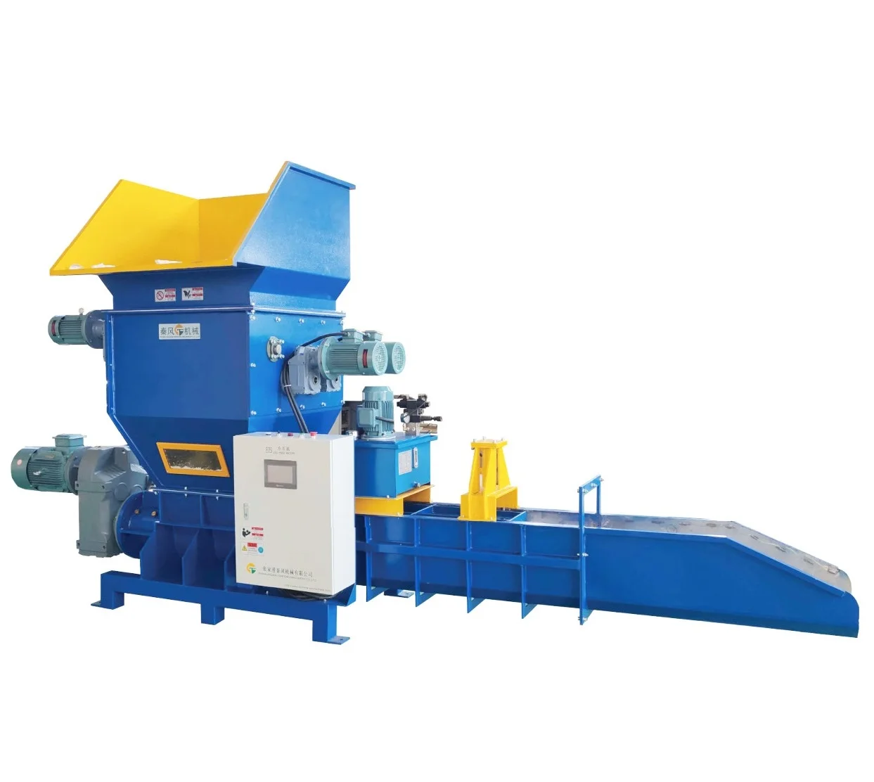 Foam compactor waste polystyrene recycling machine