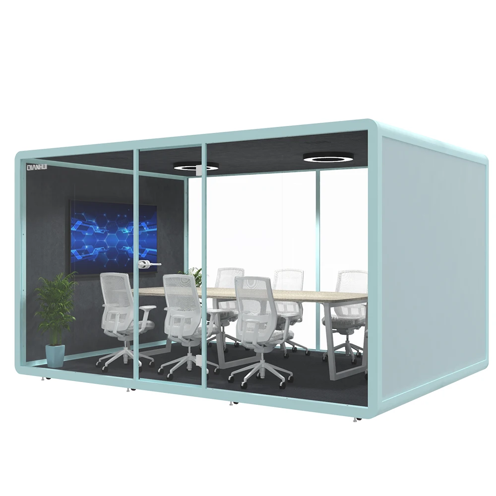 easy installation 35db soundproof office meeting booth acoustic meeting pod