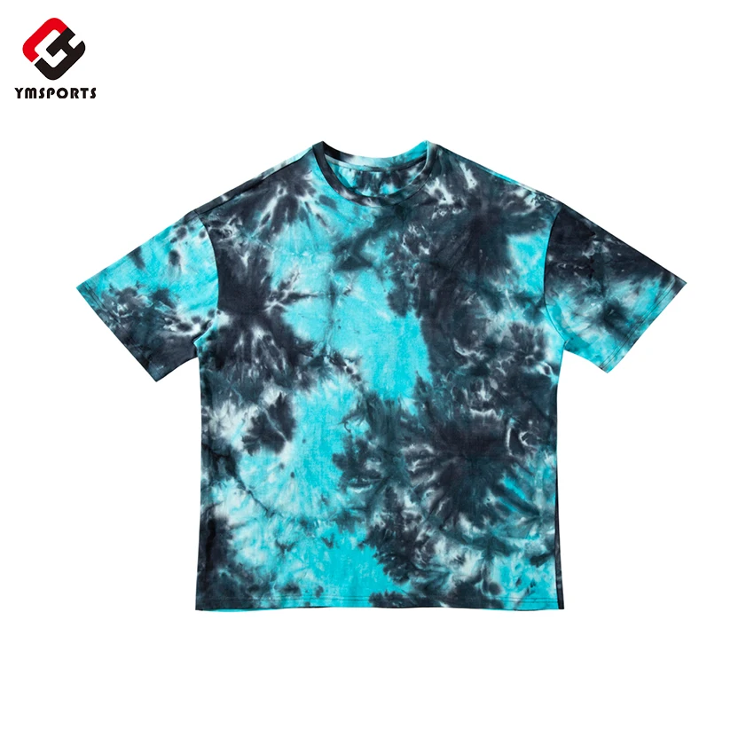 
Custom 100% cotton round neck short sleeves tie dye plus size mens t shirts 