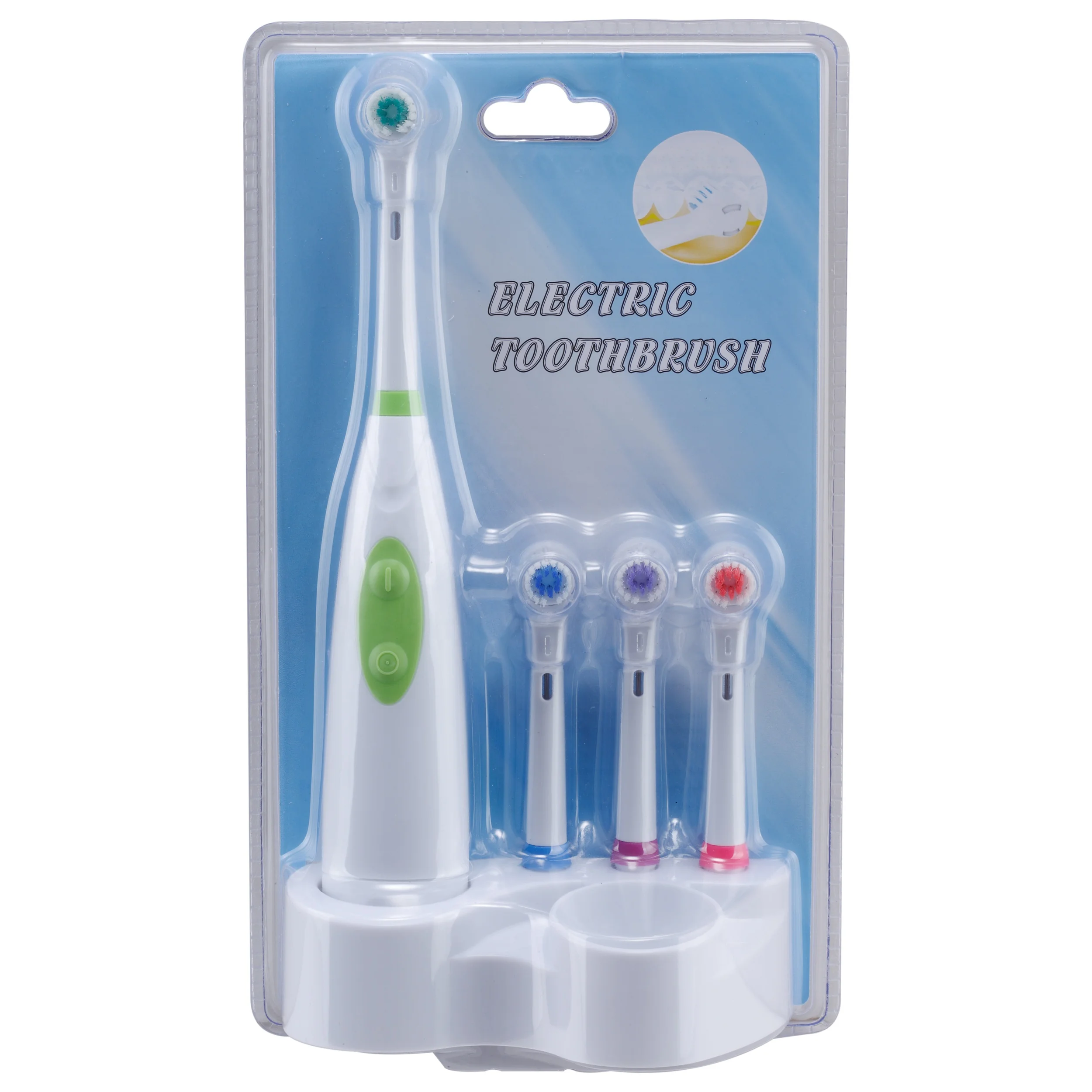 Сменная головка IPX4 уровень водонепроницаемый для взрослых отбеливающий семейный аккумулятор электрическая зубная щетка