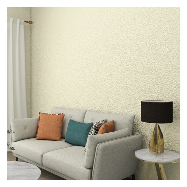 3D Anti-Collision Diatom Mud Wallpaper Self-Adhesive Waterproof Moisture-Proof Mildew-Proof for Apartment Use