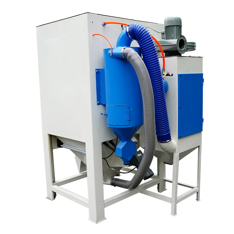 Rotary drum automatic sandblasting machine