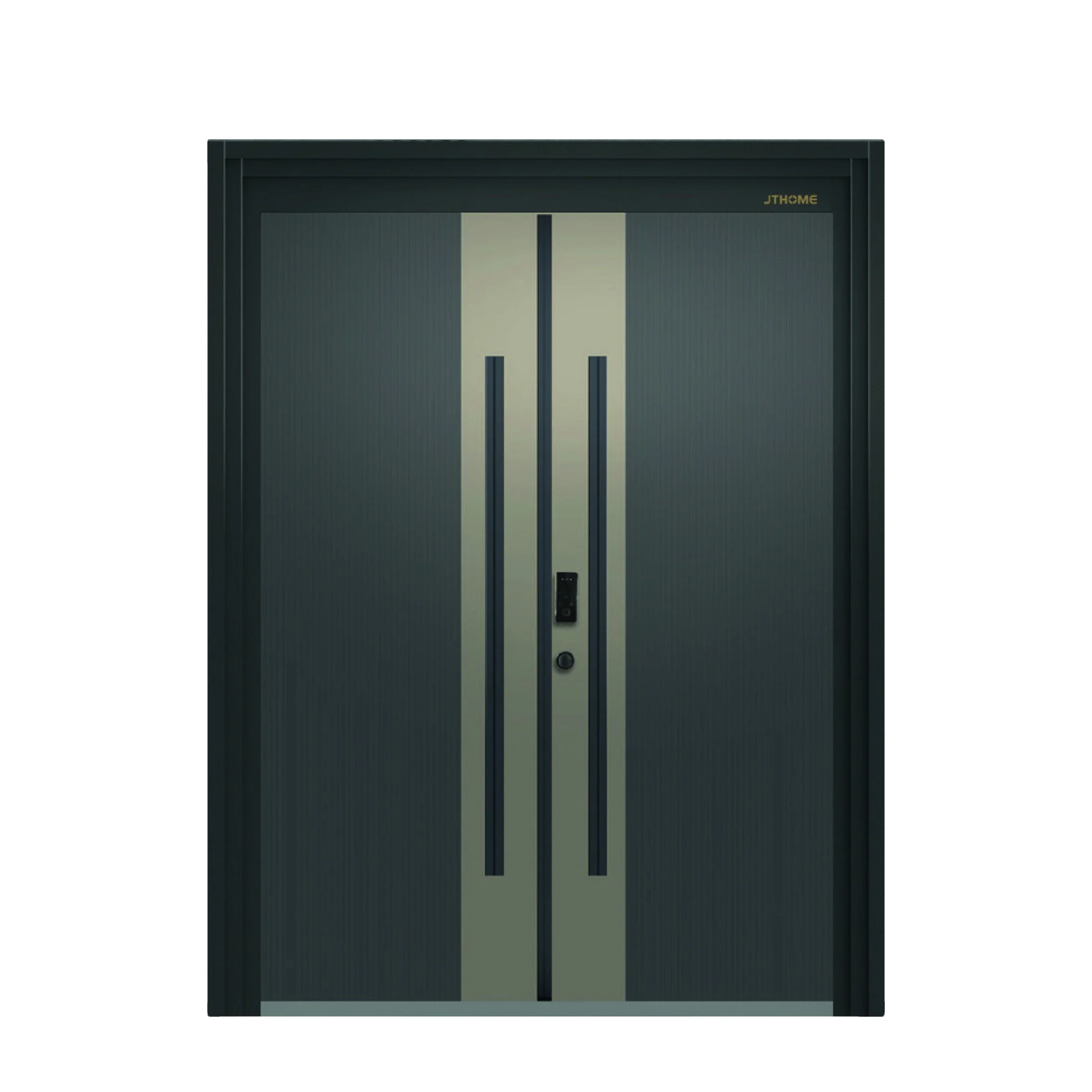 Front Door Lock Apartment Wooden Fire Door Residential Aluminium Front Entrance Doors