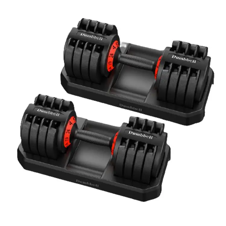 Whole Sale Dumbbell Set Iron Cast Dumbbells with Customized Logo for Home Gym Multi-functional Dumbbell Barbell Set