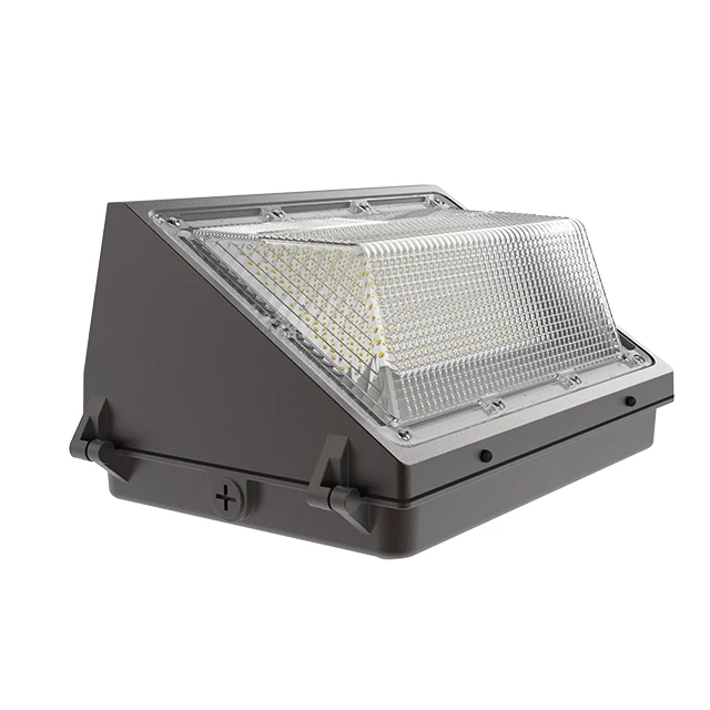High Quality OEM Outdoor Wall Light Wall Mounted 65w Semi Full Cut-Off LED Wall Pack Lights With Sensor For Garden Hotel