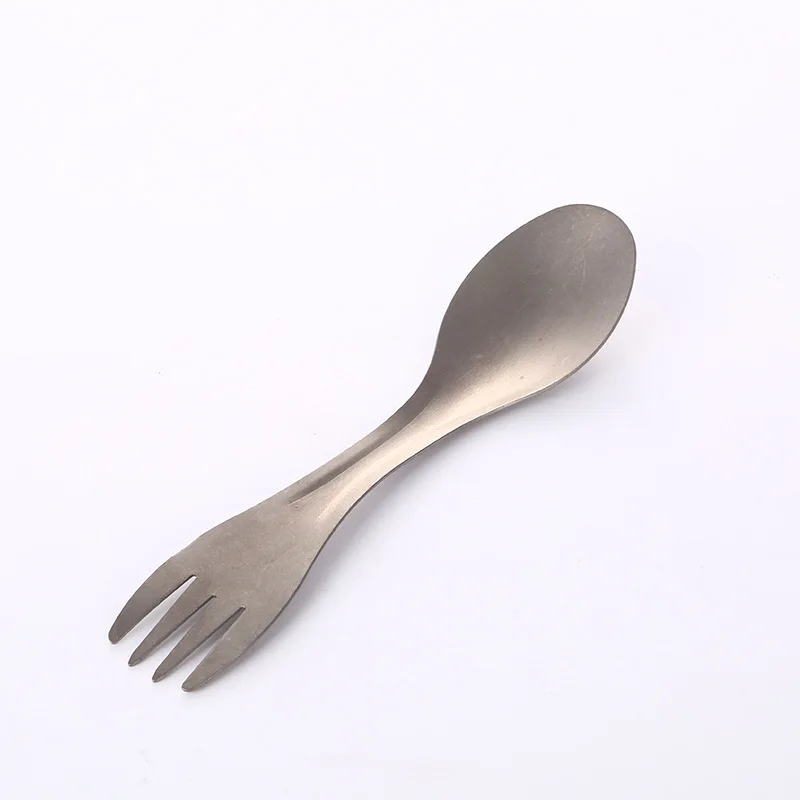 
High Quality Titanium Camping Fork Spoon Spork For Travel 