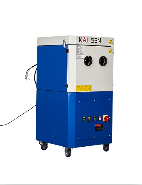 semi-automatic cleaning KSG-1.5A series mobile high vacuum dust collector with intelligent PLC